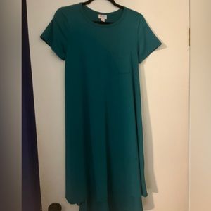 LuLaRoe Carly dress, size xs, turquoise
